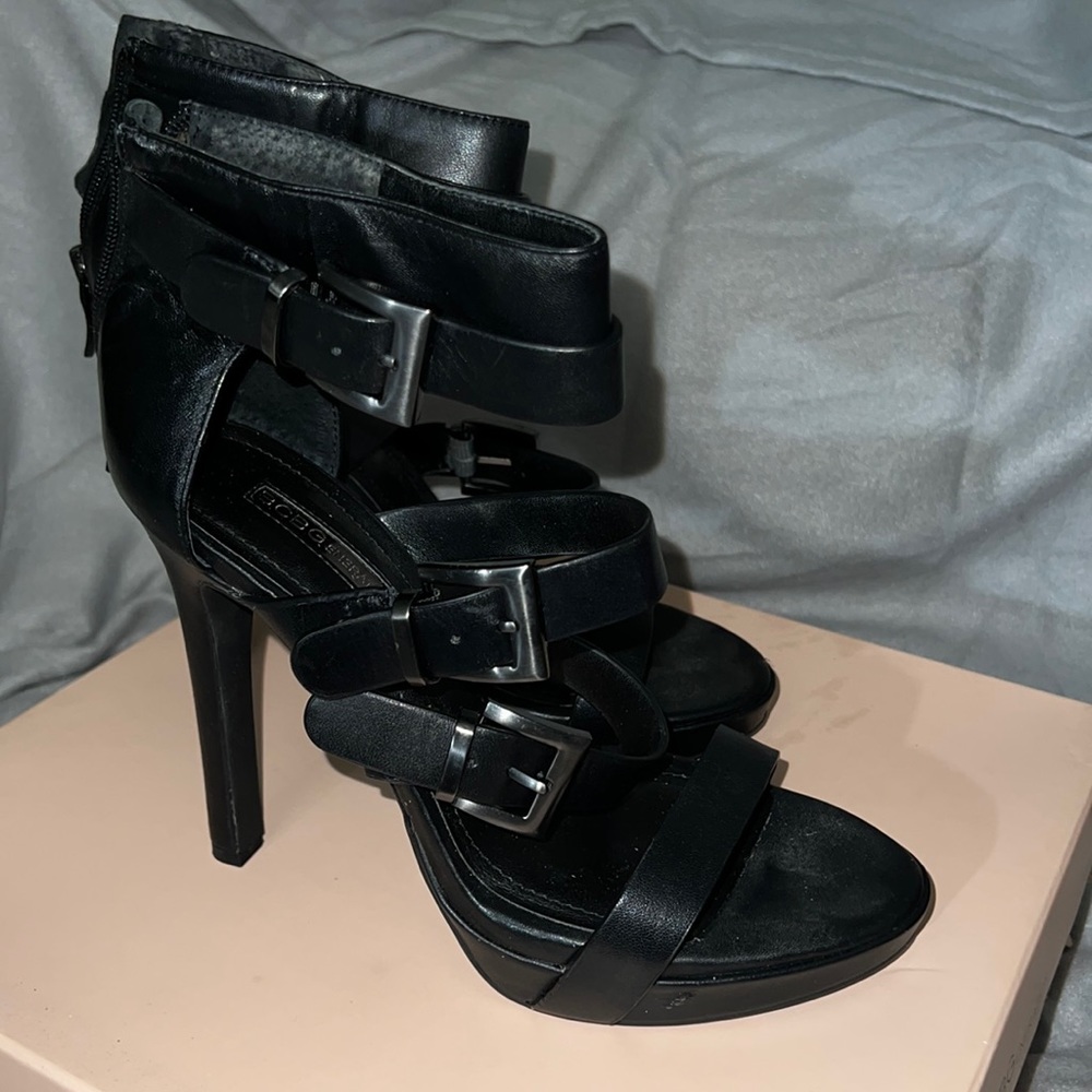 BCBGeneration Gracie Leather Heels